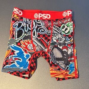 PSD Kids Cartoon Graphic Boxer Briefs - Red and Blue